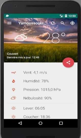 météo cote d'ivoire screenshot 3