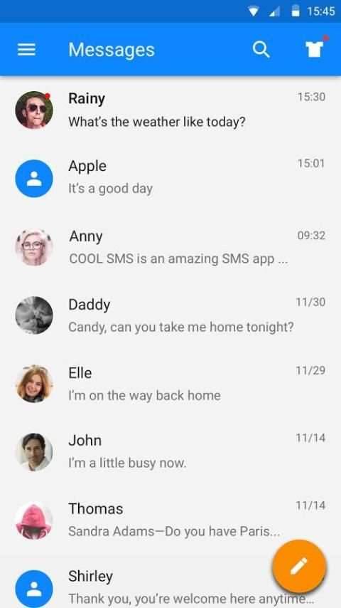 Cool SMS screenshot 4