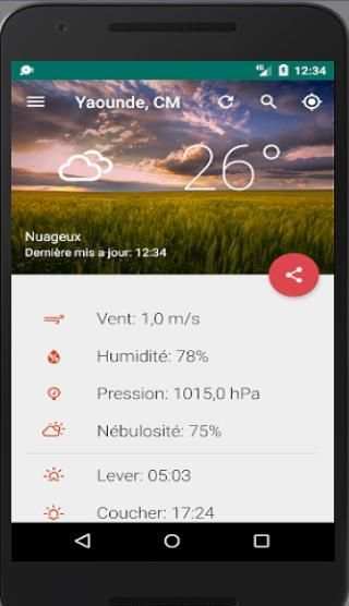 météo cameroun screenshot 3