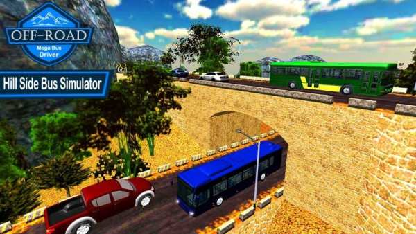 Offroad Megabus Driver & Hillside Bus Simulator 3D screenshot 4