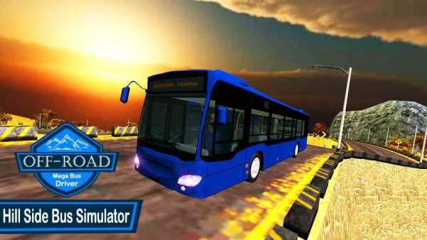 Offroad Megabus Driver & Hillside Bus Simulator 3D screenshot 1