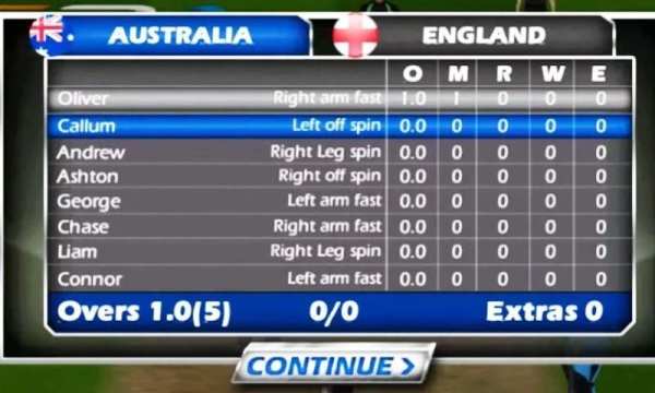 England Vs Australia Ashes Series Game screenshot 2
