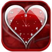 Love Heart Clock Live Wallpaper on 9Apps