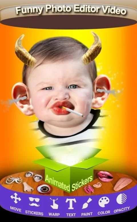 Funny Photo Editor Video screenshot 5
