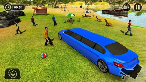 Beach Water Surfer Limousine Car Driving Simulator screenshot 6