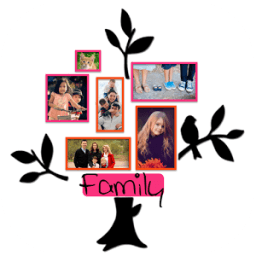 tree collage photo maker أيقونة