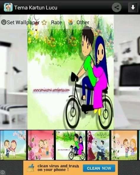 Tema Kartun Lucu screenshot 2