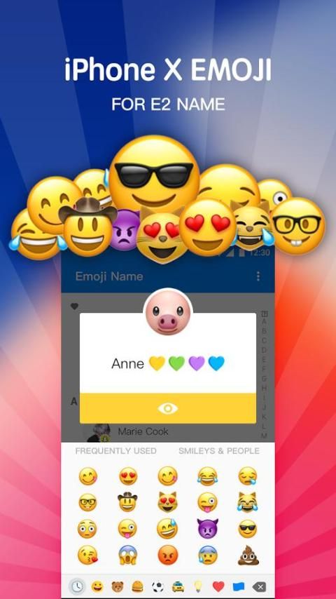 iPhone X Emoji Style - iOS 11 Emoji✨ скриншот 2