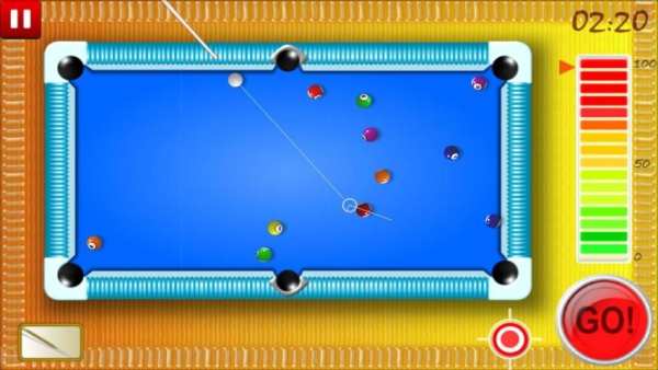 Snooker game screenshot 2