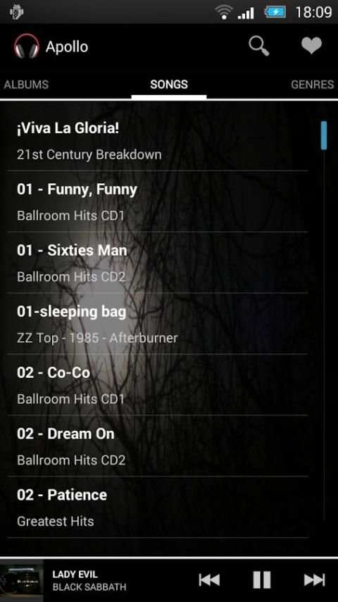 Theme Apollo Darkness 3 تصوير الشاشة