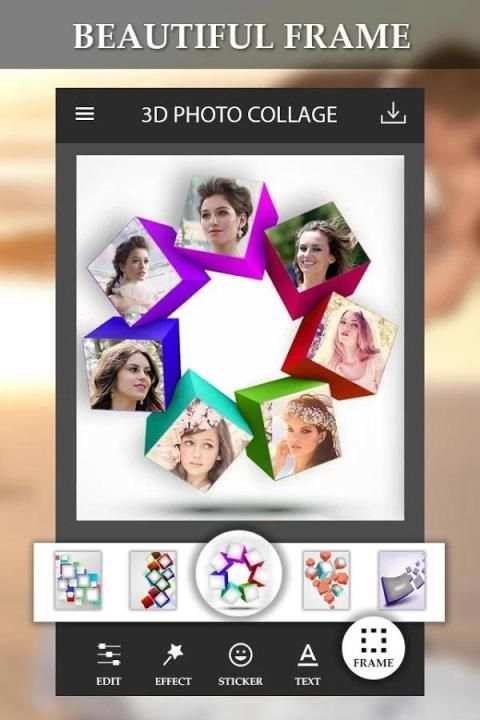 3D Photo Collage Maker स्क्रीनशॉट 6