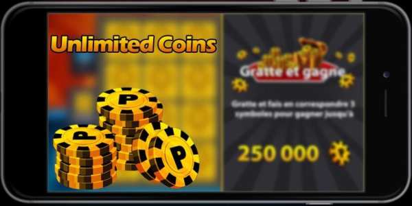 8 Ball Pool Coins Simulated screenshot 2