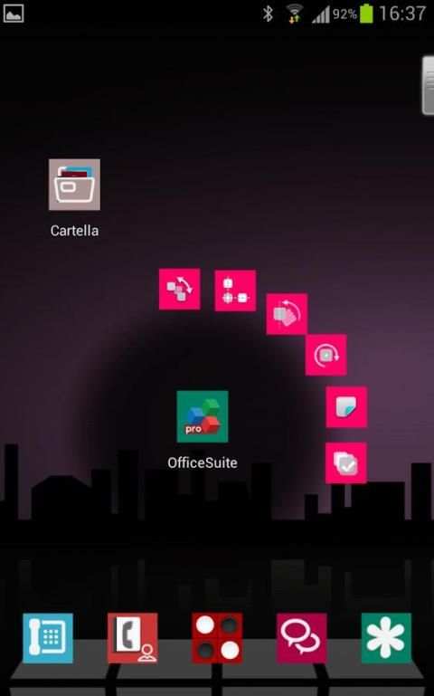 Next Launcher FREE Basic theme 3 تصوير الشاشة