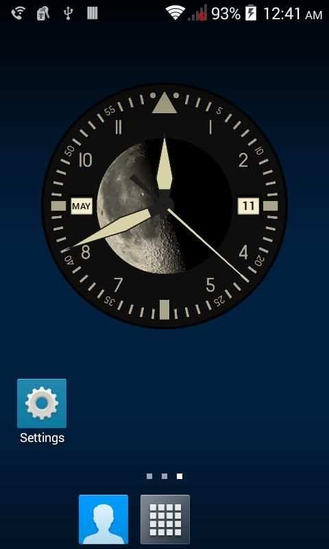 Lunar Clock Wallpaper Demo screenshot 5