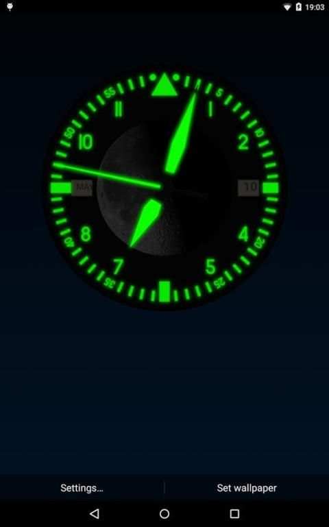 Lunar Clock Wallpaper Demo screenshot 2