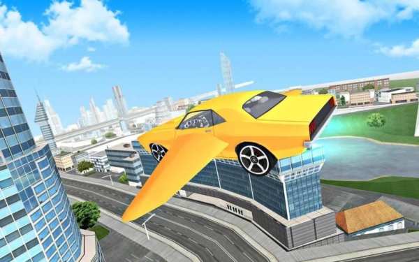 Flying Car Driving 3D screenshot 2