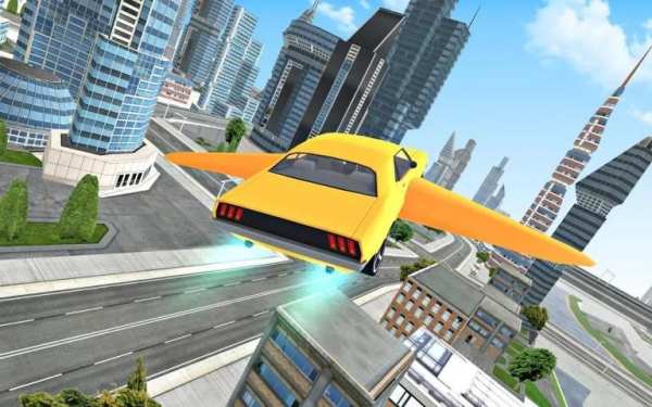 Flying Car Driving 3D screenshot 4