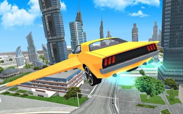 Flying Car Driving 3D screenshot 6