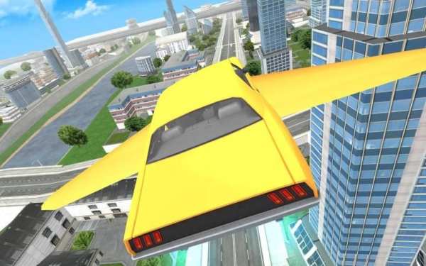 Flying Car Driving 3D screenshot 8