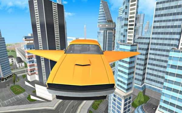 Flying Car Driving 3D screenshot 1