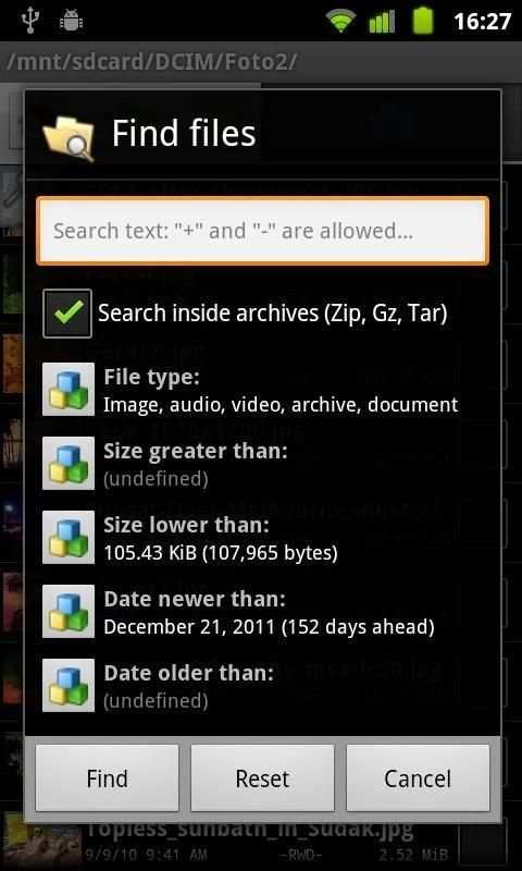 Dual File Manager XT скриншот 6