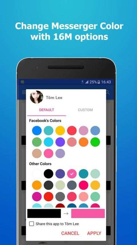 Change Messenger Colors screenshot 3