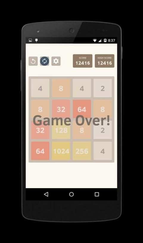 2048 Math Puzzle Game скриншот 1