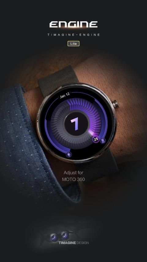 Watch Face Timagine Engine L скриншот 4