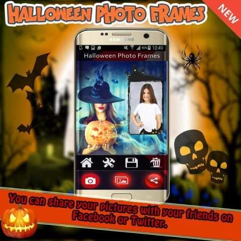 Halloween Photo Frames 1 تصوير الشاشة
