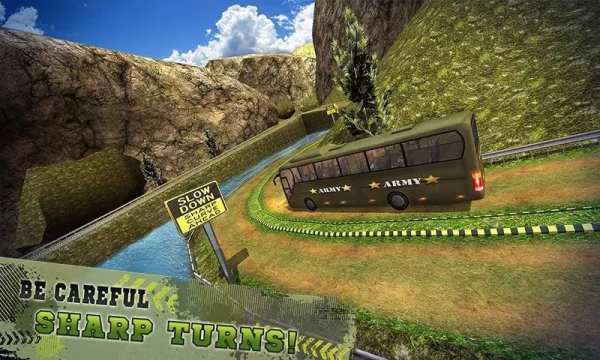 OffRoad US Army Coach Bus Driv screenshot 11