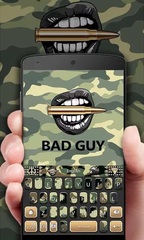 Bad Guy GO Keyboard Theme screenshot 6