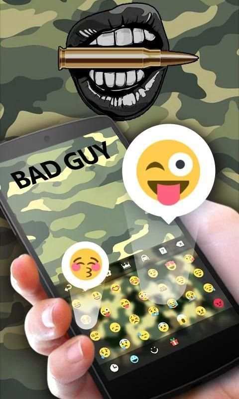 Bad Guy GO Keyboard Theme screenshot 3