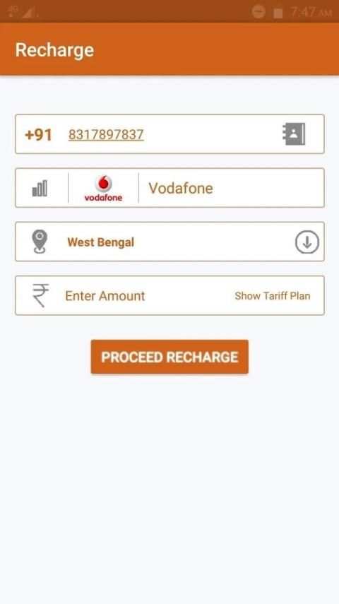 Paytm Recharge स्क्रीनशॉट 3