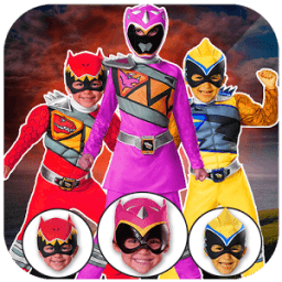 Power hero rangers Masks : change face morph иконка