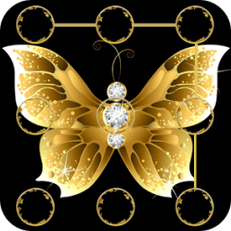 Golden pattern lock आइकन