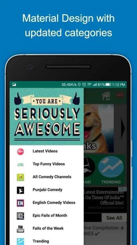 Funny Videos 2016 for WhatsApp screenshot 1