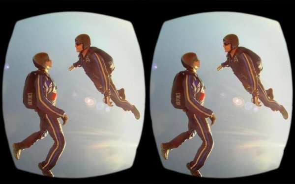 Sky Dive Virtual reality screenshot 1
