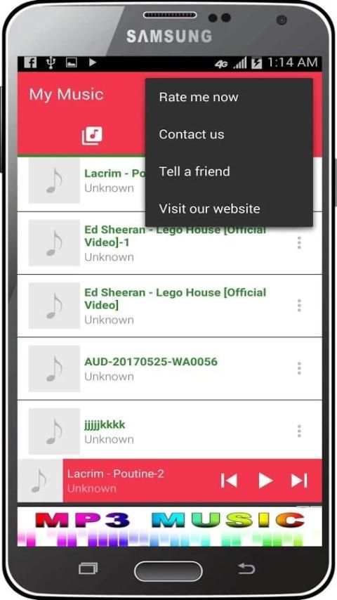 Musik- New Music Player, Pemutar-Mp3 Untuk Android screenshot 3