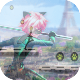 Cat adventure Noir Run иконка