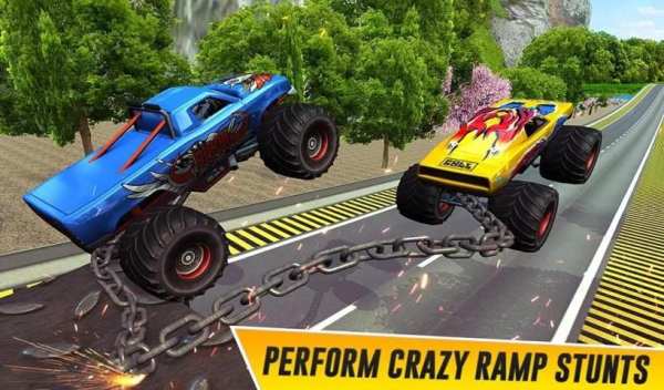 Mega Ramp Stunt Car Racing Game Driving simulator screenshot 4