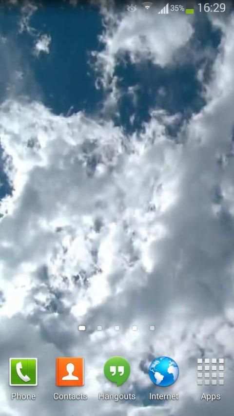 Clouds Live Wallpaper HD 1 تصوير الشاشة