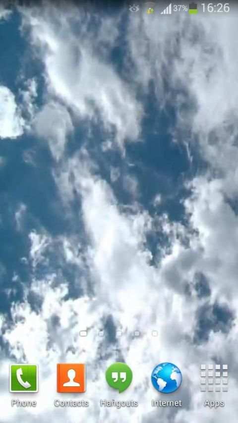 Clouds Live Wallpaper HD 2 تصوير الشاشة