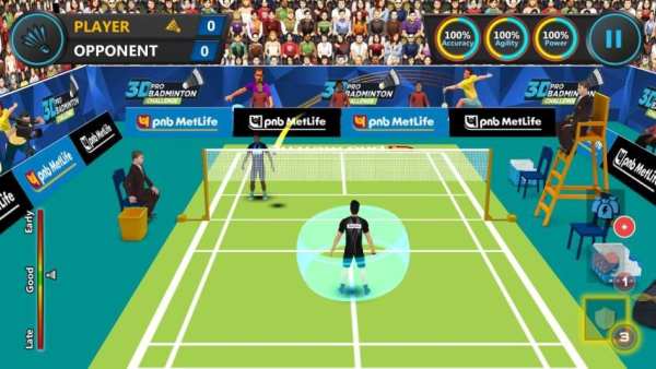 3D Pro Badminton Challenge скриншот 4