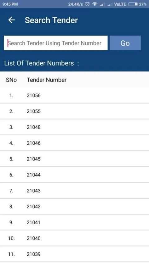 Tender Support screenshot 1