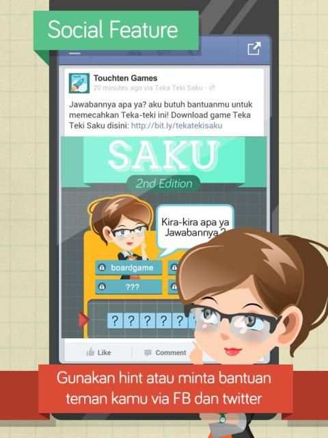 Teka Teki Saku screenshot 2