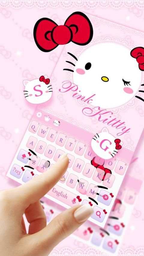 Pink kitty keyboard screenshot 3