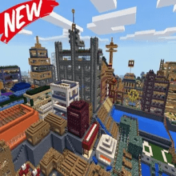 ikon Seed City map for MCPE