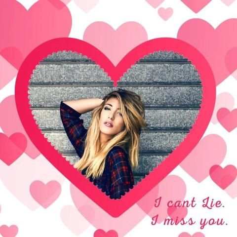 Miss You Photo Frames 2 تصوير الشاشة