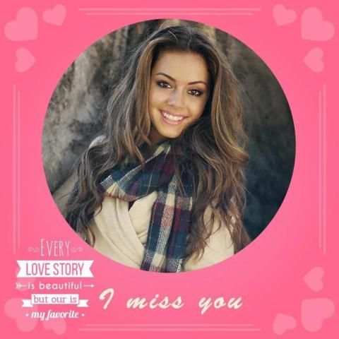 Miss You Photo Frames 1 تصوير الشاشة