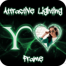Lighting Text Photo Frame आइकन